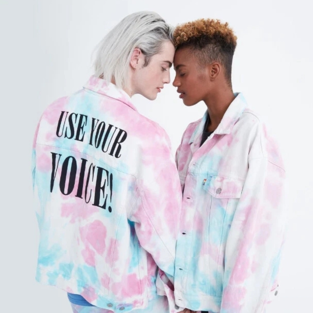 LEVI's Premium Tie Dye LGBTQ+ Denim Jacket